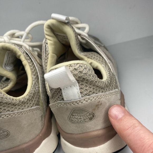 Flower Mountain Anthropologie Neutral Polka Dot Sneakers Trainers Sz 6.5 - Picture 6 of 10